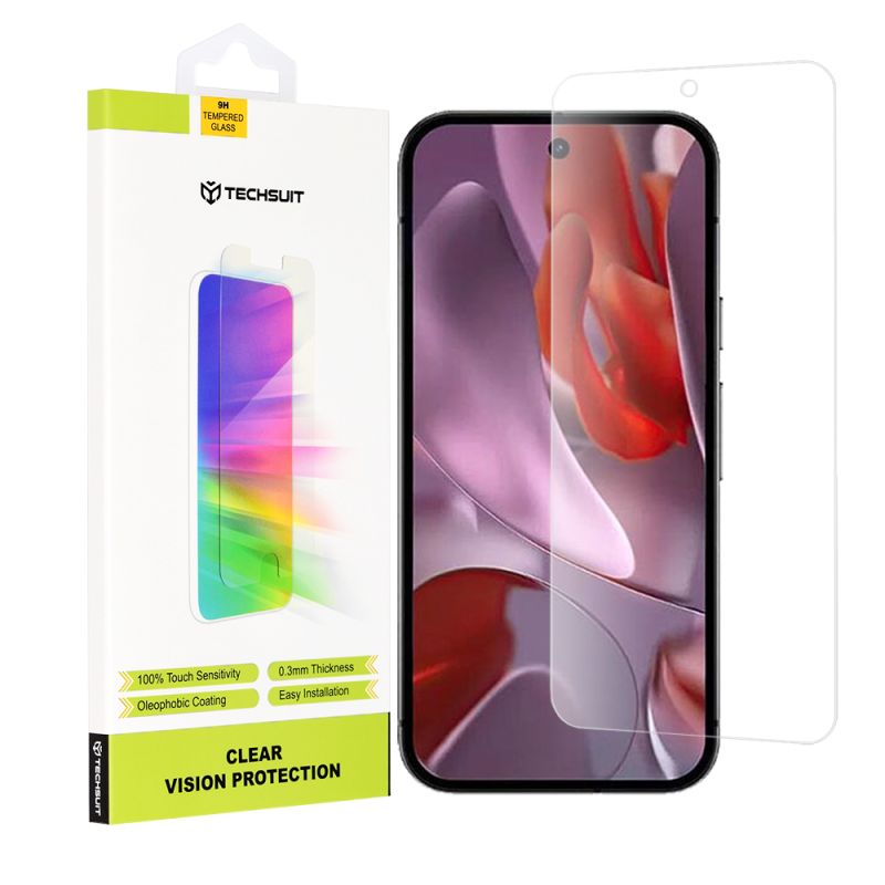 Folie pentru Google Pixel 9a - Techsuit Clear Vision Glass - Transparent