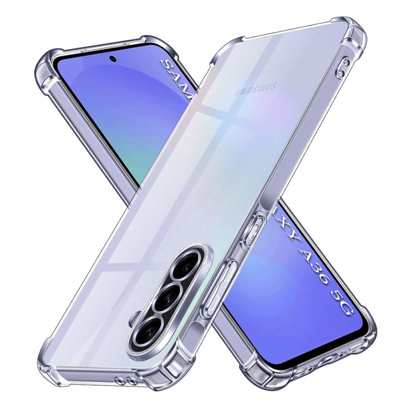 Husa pentru Samsung Galaxy A36 5G - Techsuit Shockproof Clear Silicone - Clear