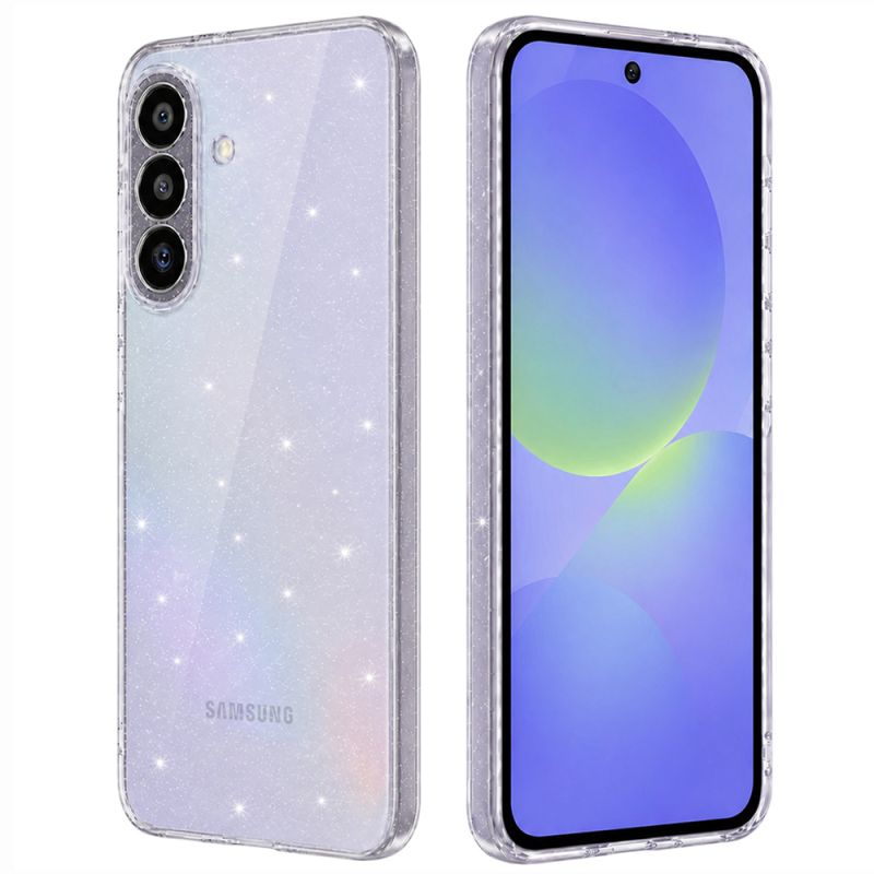 Husa pentru Samsung Galaxy A36 5G - Techsuit SparkleSkin Series - Clear