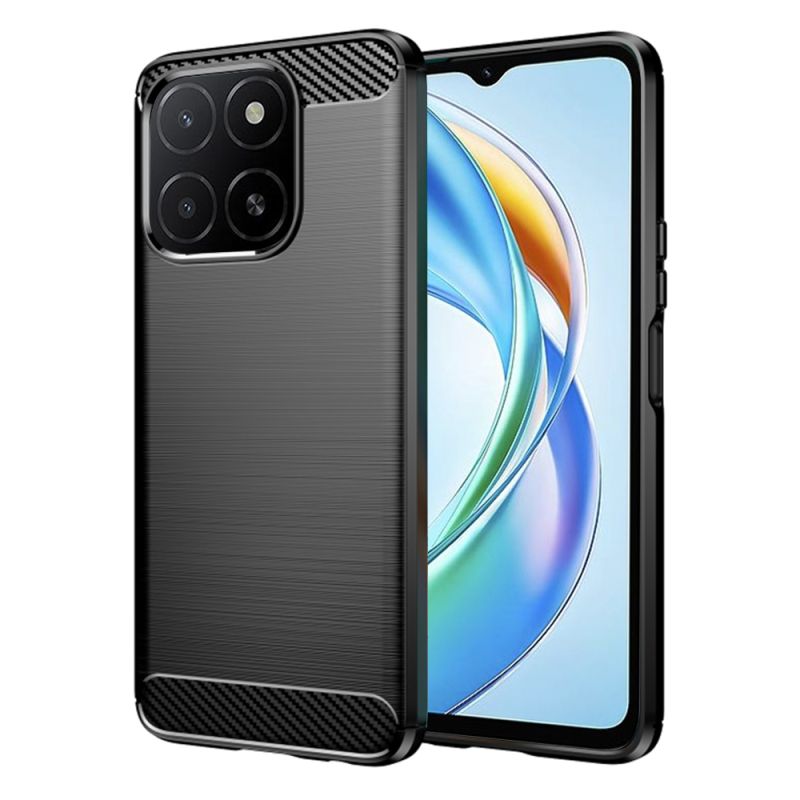 Husa pentru Honor X5b - Techsuit Carbon Silicone - Black