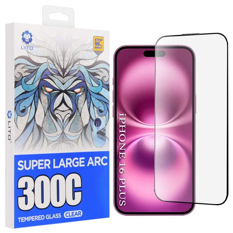 Folie pentru iPhone 16 Plus - Lito D+ Max 300C - Black