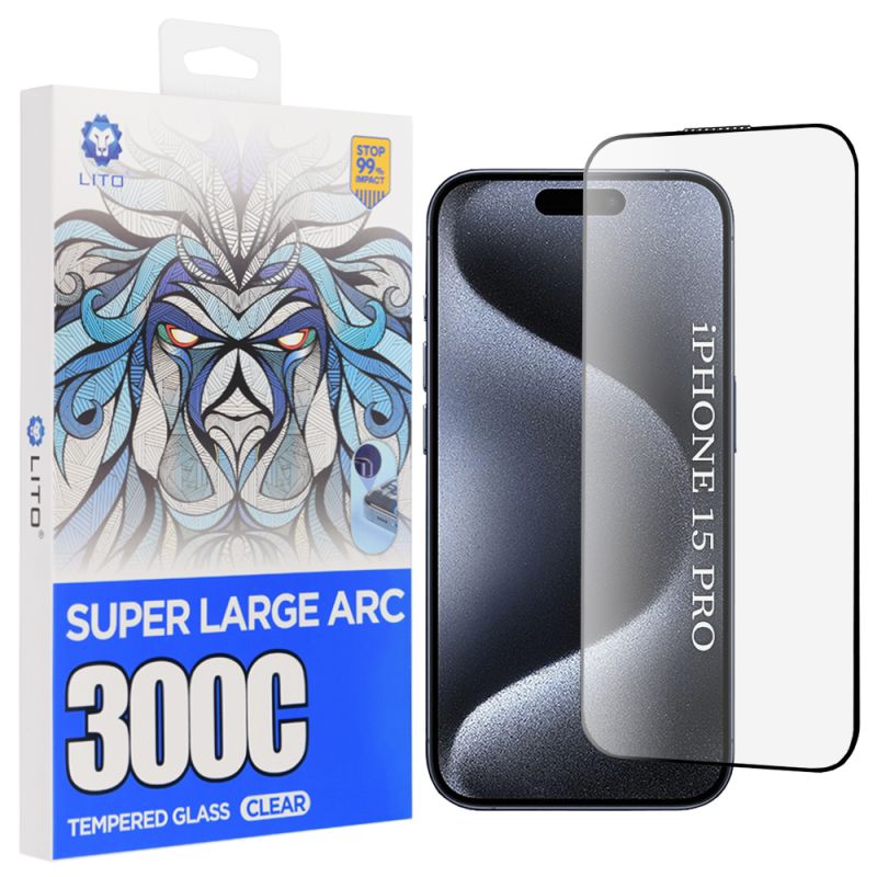 Folie pentru iPhone 15 Pro - Lito D+ Max 300C - Black