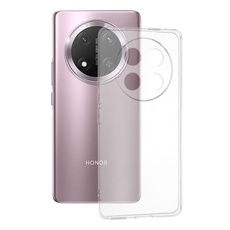 Husa pentru Honor Magic7 Lite / X9c - Techsuit Clear Silicone - Transparent
