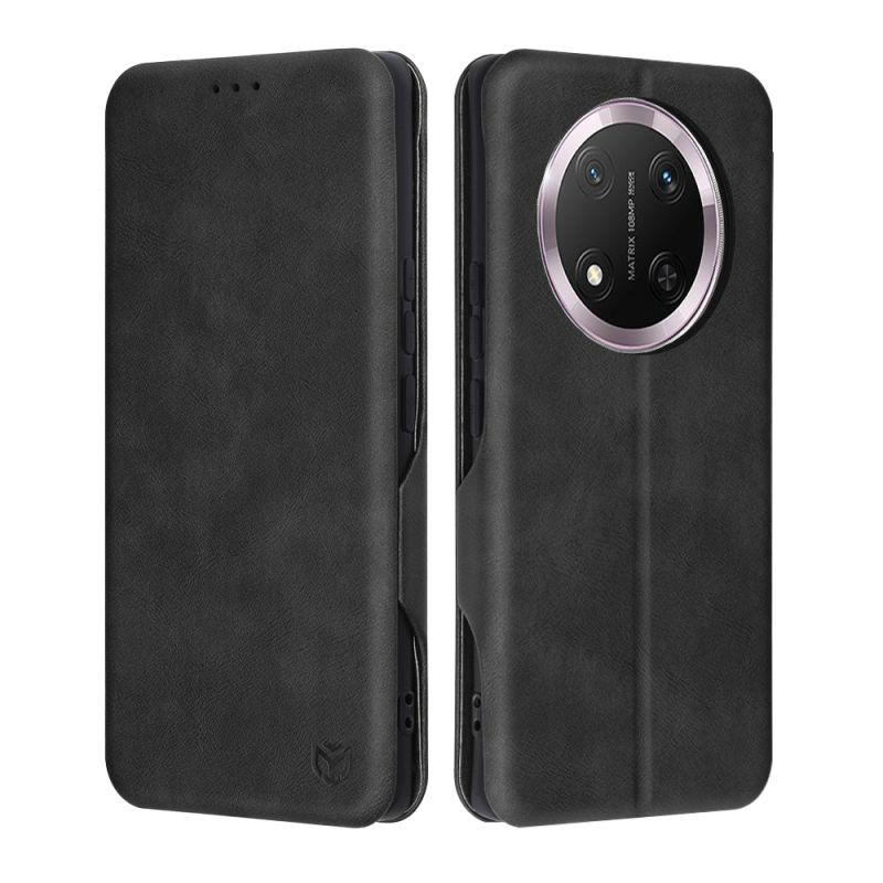Husa pentru Honor Magic7 Lite / X9c - Techsuit Safe Wallet Plus - Black