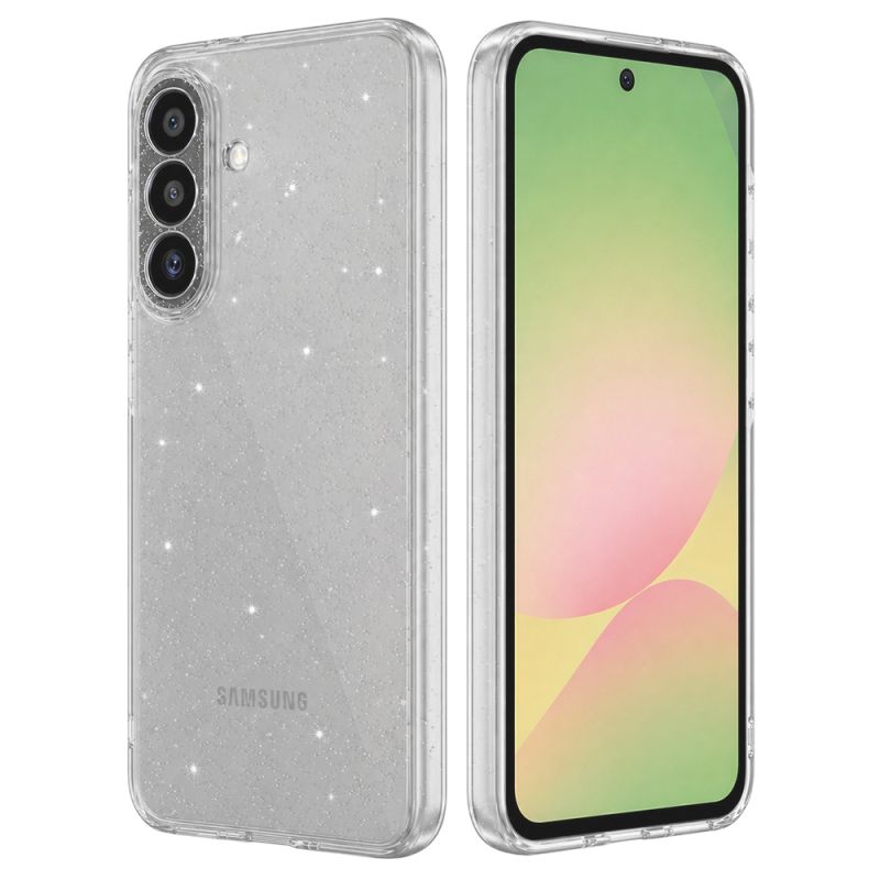 Husa pentru Samsung Galaxy A56 5G - Techsuit SparkleSkin Series - Clear