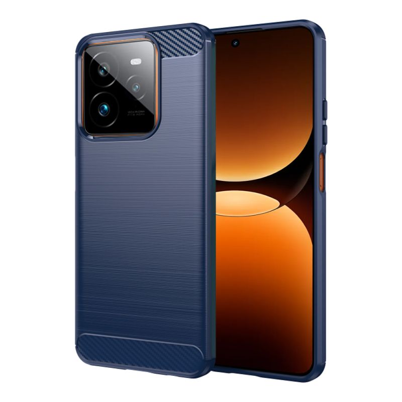 Husa pentru Realme GT 7 Pro - Techsuit Carbon Silicone - Blue