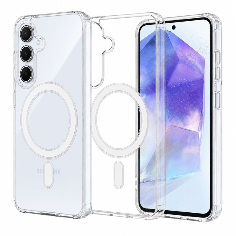 Husa pentru Samsung Galaxy A55 5G - Techsuit MagSafe Pro - Transparent