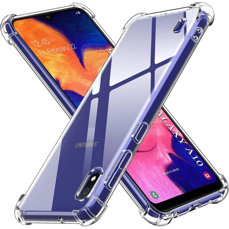 Husa pentru Samsung Galaxy A10 - Techsuit Shockproof Clear Silicone - Clear