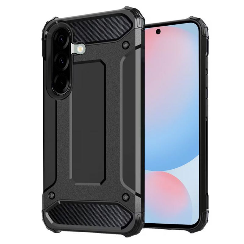 Husa pentru Samsung Galaxy A56 5G - Techsuit Hybrid Armor - Black