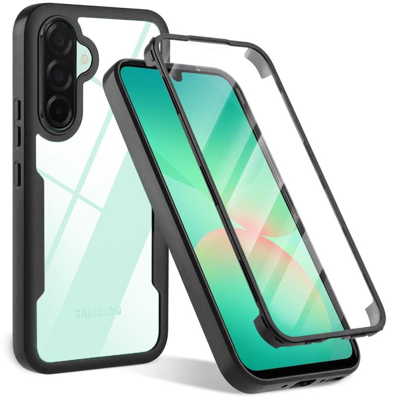 Husa pentru Samsung Galaxy A26 5G + Folie - Techsuit ColorVerse 360 Series - Black