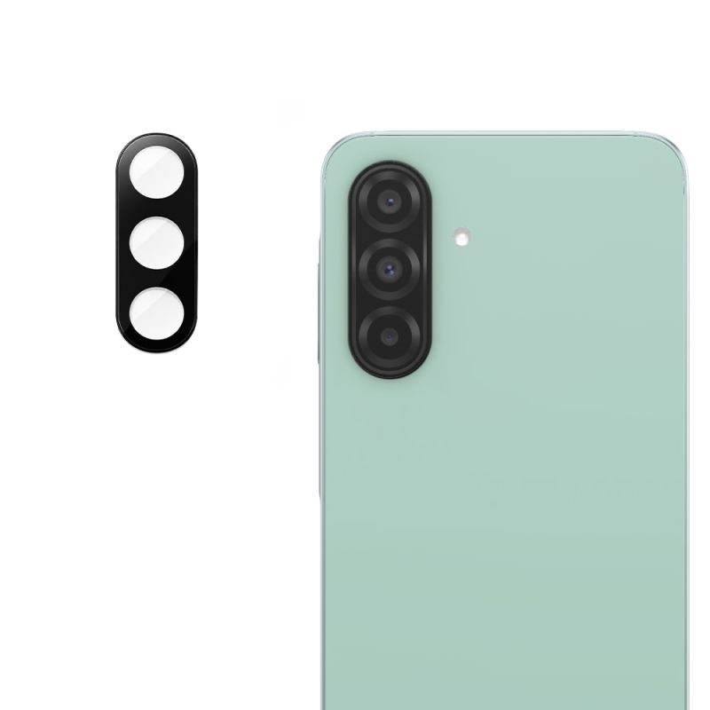 Folie Camera pentru Samsung Galaxy A26 5G - Techsuit Full Camera Glass - Black