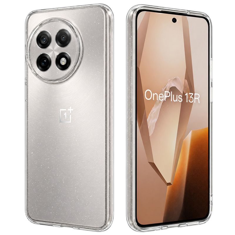Husa pentru OnePlus 13R - Techsuit SparkleSkin Series - Clear