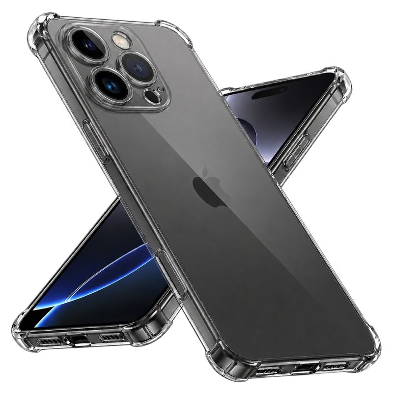 Husa pentru iPhone 16 Pro Max - Techsuit Shockproof Clear Silicone - Clear
