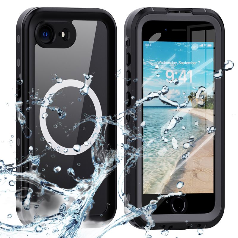 Husa pentru iPhone 16e / iPhone 17e - ShellBox Waterproof IP68 Case - Black