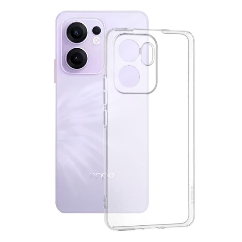 Husa pentru Oppo Reno13 F 4G / Reno13 F 5G / Reno13 FS 5G - Techsuit Clear Silicone - Transparent