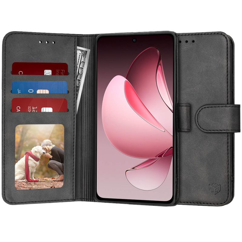 Husa pentru Oppo Reno13 F 4G / Reno13 F 5G / Reno13 FS 5G - Techsuit Diary Book - Black