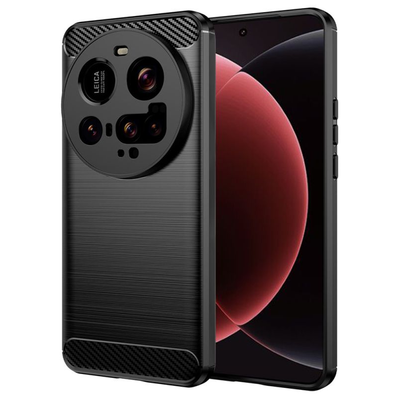 Husa pentru Xiaomi 15 Ultra - Techsuit Carbon Silicone - Black