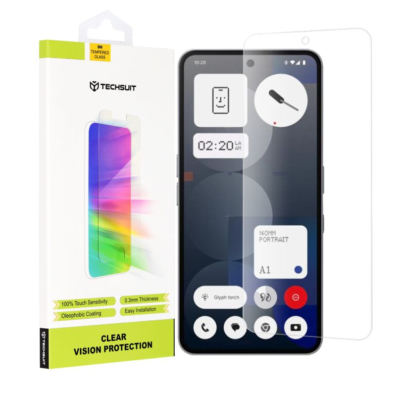 Folie pentru Nothing Phone (3a) / (3a) Pro - Techsuit Clear Vision Glass - Transparent