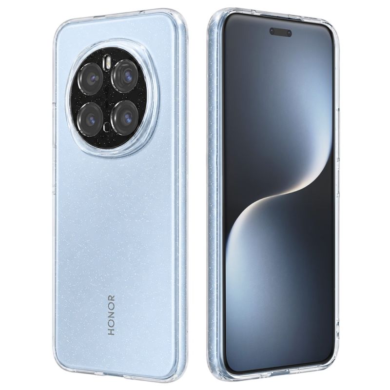 Husa pentru Honor Magic7 Pro - Techsuit SparkleSkin Series - Clear