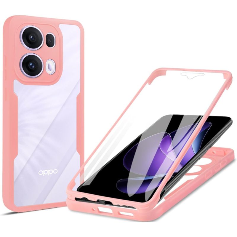 Husa pentru Oppo Reno13 Pro + Folie - Techsuit ColorVerse 360 Series - Pink