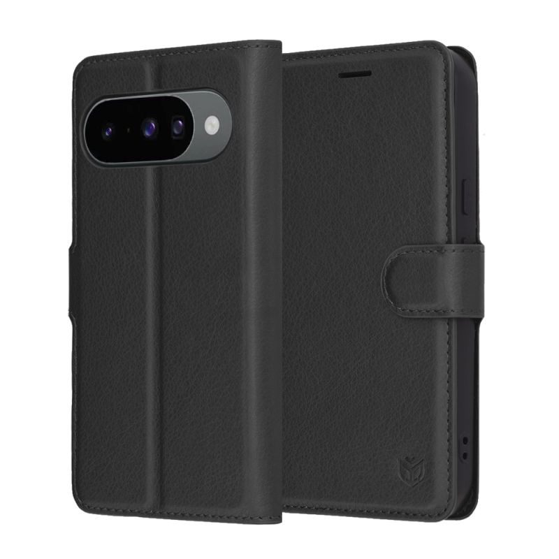 Husa pentru Google Pixel 10 / 10 Pro - Techsuit Leather Folio - Black