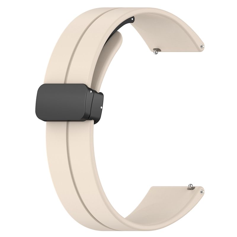Curea pentru Huawei Watch GT 4 (41mm)/W1/Honor Watch S1/Garmin Venu 2S/Vivoactive 4S - Techsuit Watchband 18mm (W011) - Beige