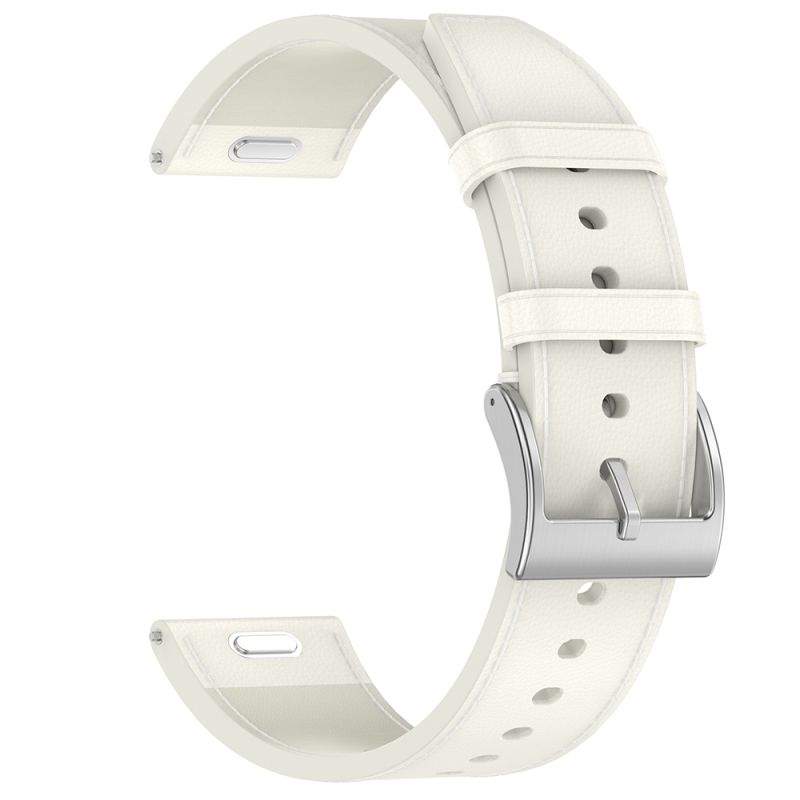 Curea pentru Samsung Galaxy Watch (46mm)/Watch 3/Gear S3, Huawei Watch GT/GT 2/GT 3 (46mm)- Techsuit Watchband 22mm (W073) - White