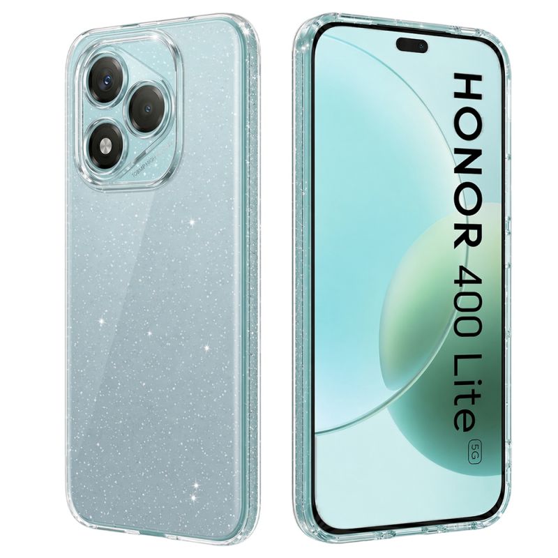 Husa pentru Honor 400 Lite - Techsuit SparkleSkin Series - Clear