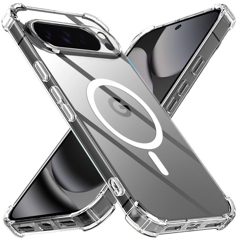 Husa pentru Google Pixel 10 Pro XL - Techsuit Shockproof Clear Silicone MagSafe - Clear