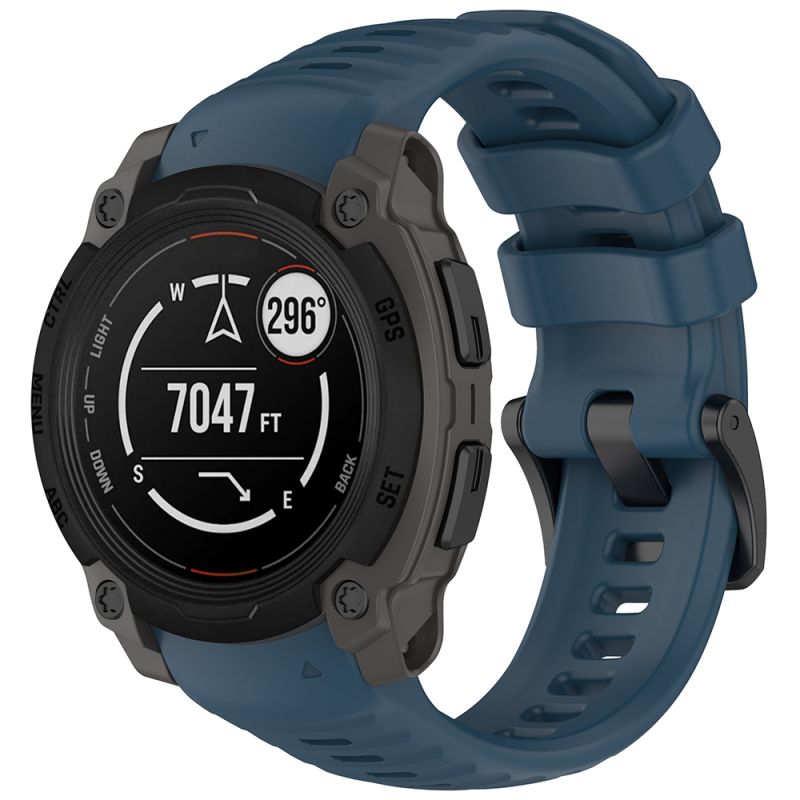 Curea pentru Garmin Instinct E 45mm - Techsuit Watchband (W076) - Navy Blue