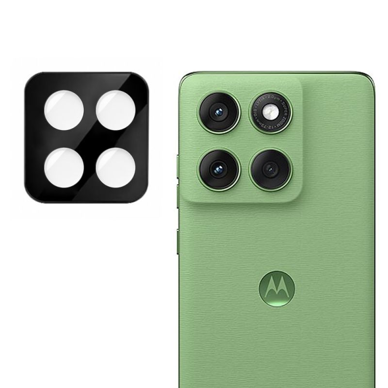 Folie Camera pentru Motorola Edge 60 / Edge 60 Fusion - Techsuit Full Camera Glass - Black