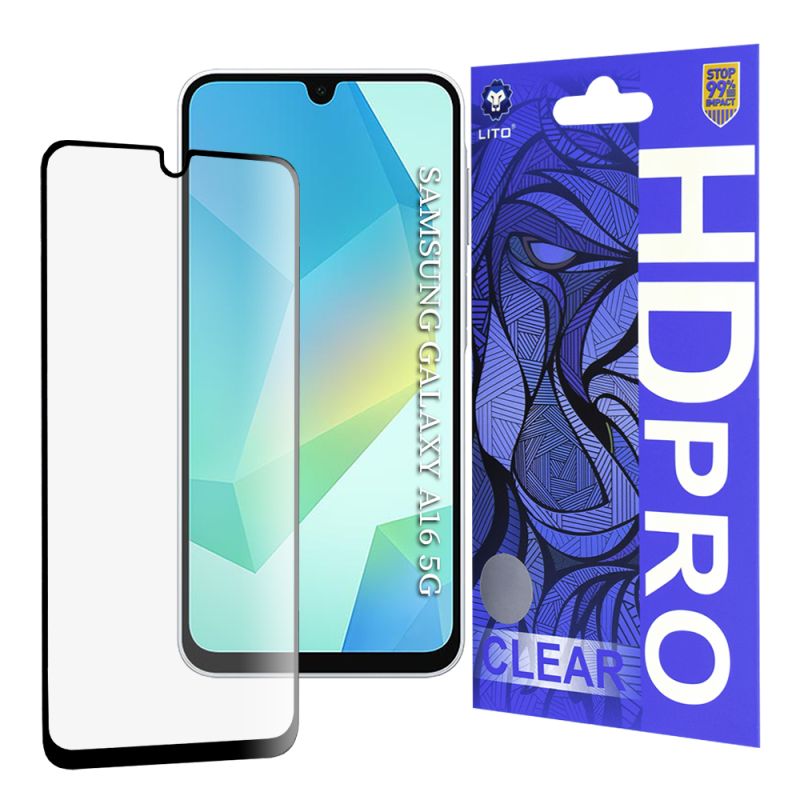 Folie pentru Samsung Galaxy A16 4G / A16 5G / A17 4G / A17 5G - Lito HD Pro Clear - Black