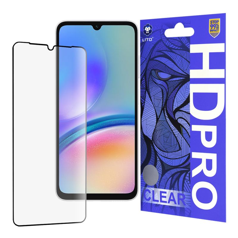 Folie pentru Samsung Galaxy A05s - Lito HD Pro Clear - Black