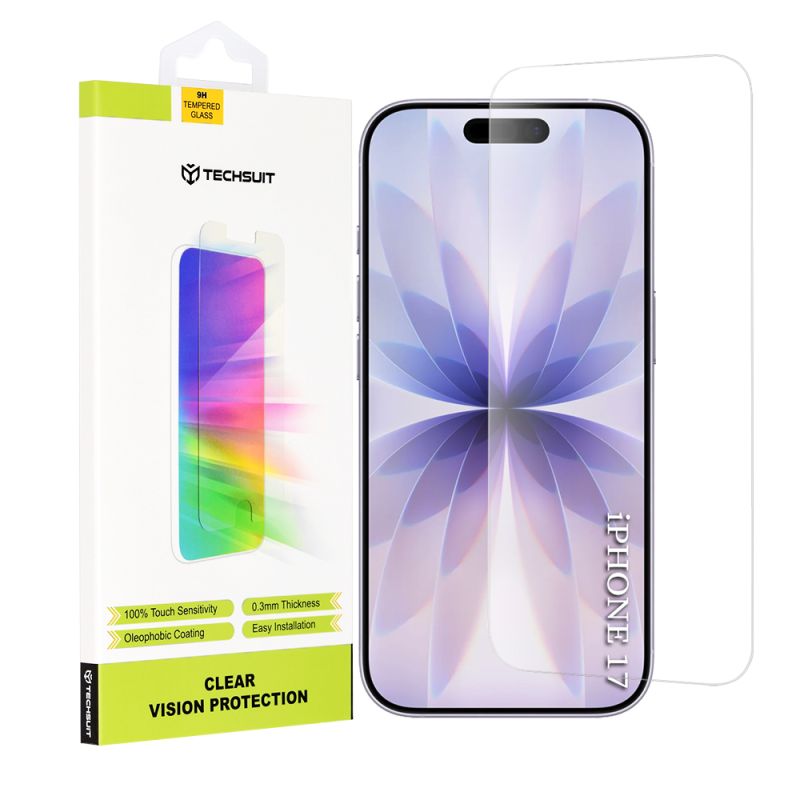 Folie pentru iPhone 17 - Techsuit Clear Vision Glass - Transparent