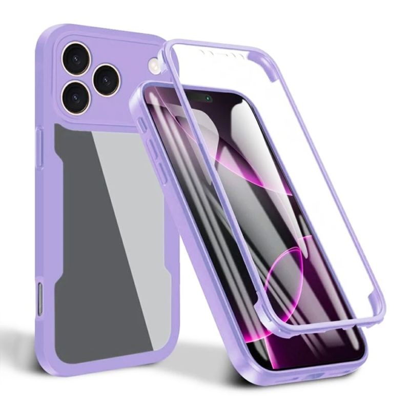 Husa pentru iPhone 17 Pro + Folie - Techsuit ColorVerse 360 Series - Purple