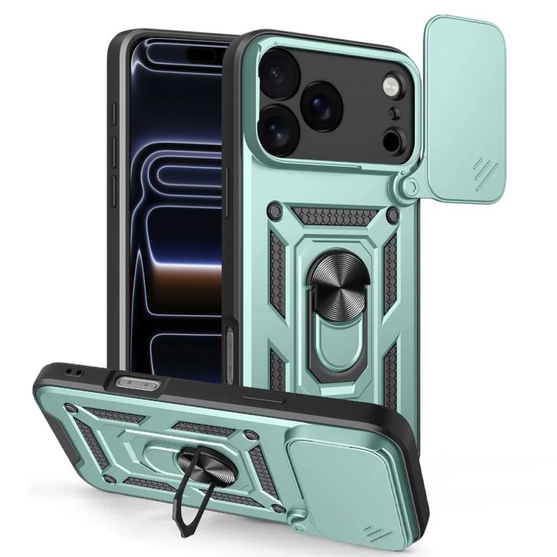 Husa pentru iPhone 17 Pro - Techsuit CamShield Series - Green
