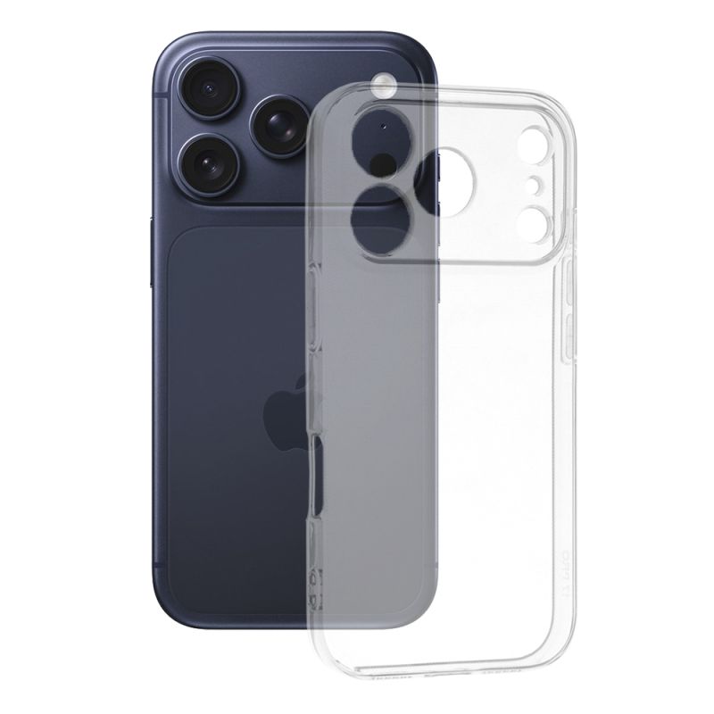 Husa pentru iPhone 17 Pro - Techsuit Clear Silicone - Transparent