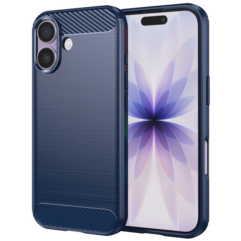 Husa pentru iPhone 17 - Techsuit Carbon Silicone - Blue