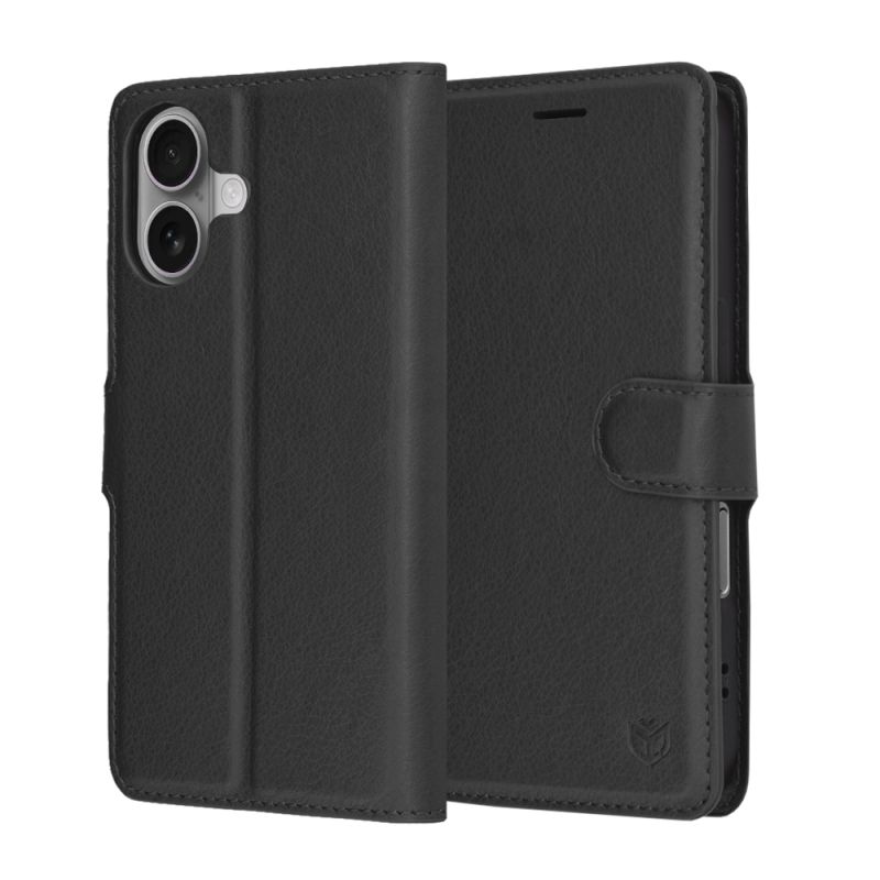 Husa pentru iPhone 17 - Techsuit Leather Folio - Black