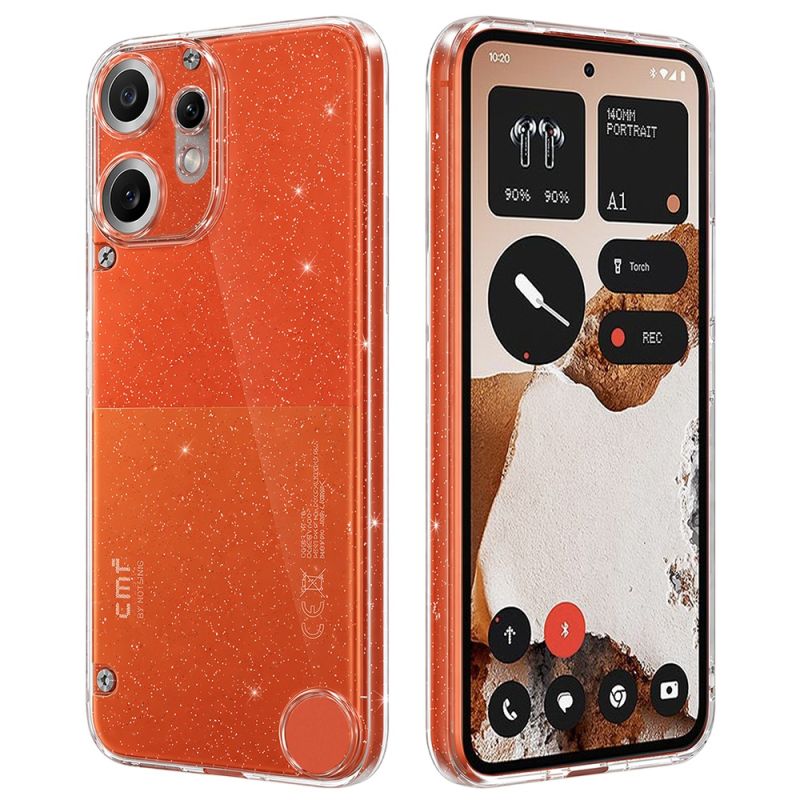 Husa pentru Nothing CMF Phone 2 Pro - Techsuit SparkleSkin Series - Clear