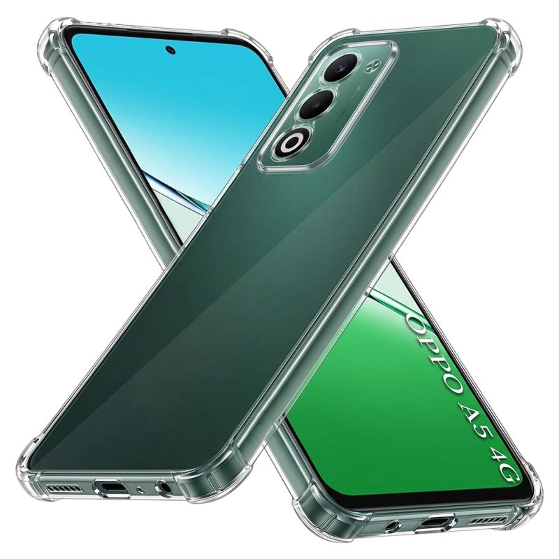 Husa pentru Oppo A5 4G / A5 5G / A5m 4G - Techsuit Shockproof Clear Silicone - Clear