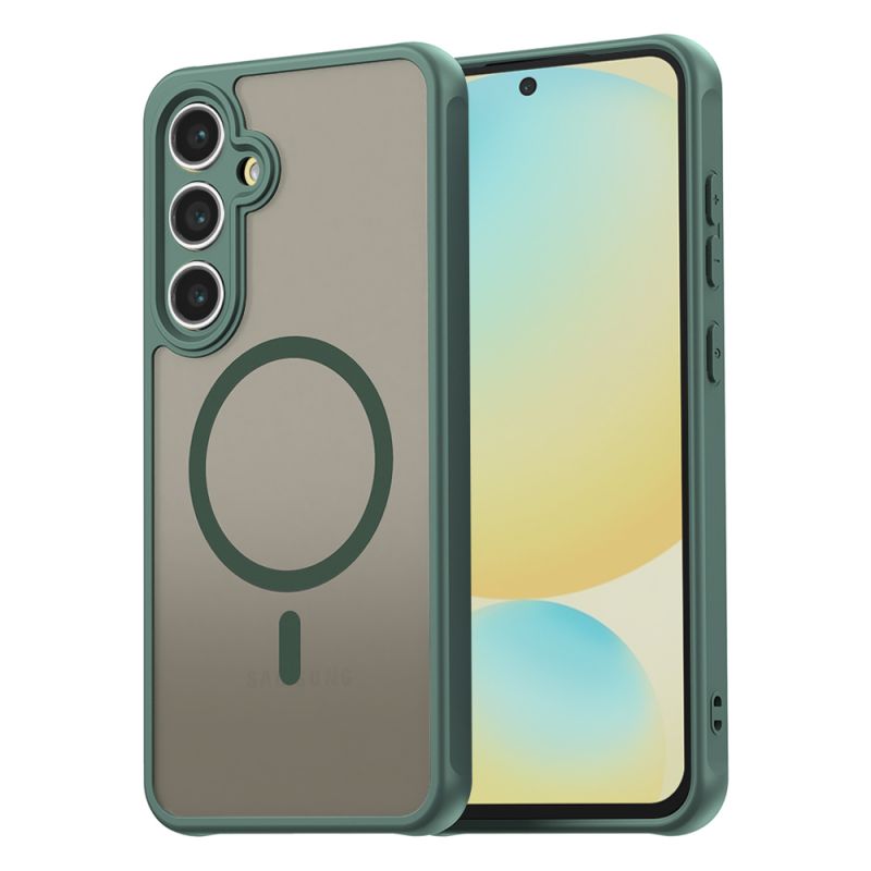 Husa pentru Samsung Galaxy S24 FE - Techsuit HaloFrost II MagSafe - Green