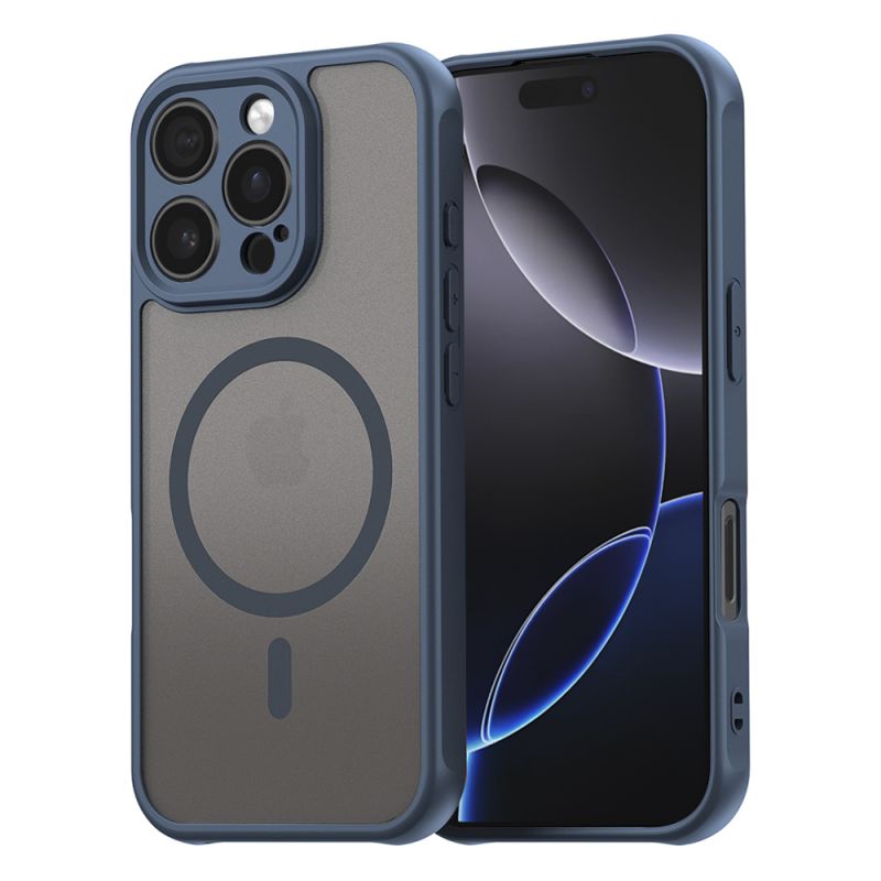 Husa pentru iPhone 16 Pro Max - Techsuit HaloFrost II MagSafe - Navy Blue