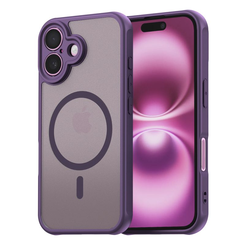 Husa pentru iPhone 16 Plus - Techsuit HaloFrost II MagSafe - Purple