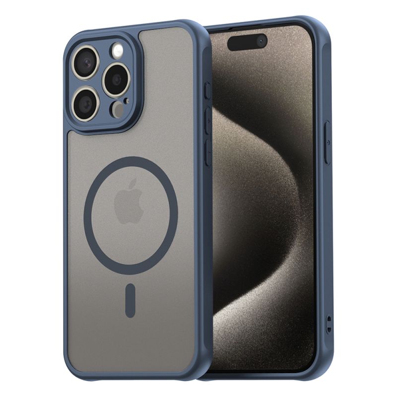 Husa pentru iPhone 15 Pro Max - Techsuit HaloFrost II MagSafe - Navy Blue