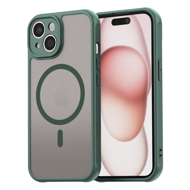 Husa pentru iPhone 15 - Techsuit HaloFrost II MagSafe - Green