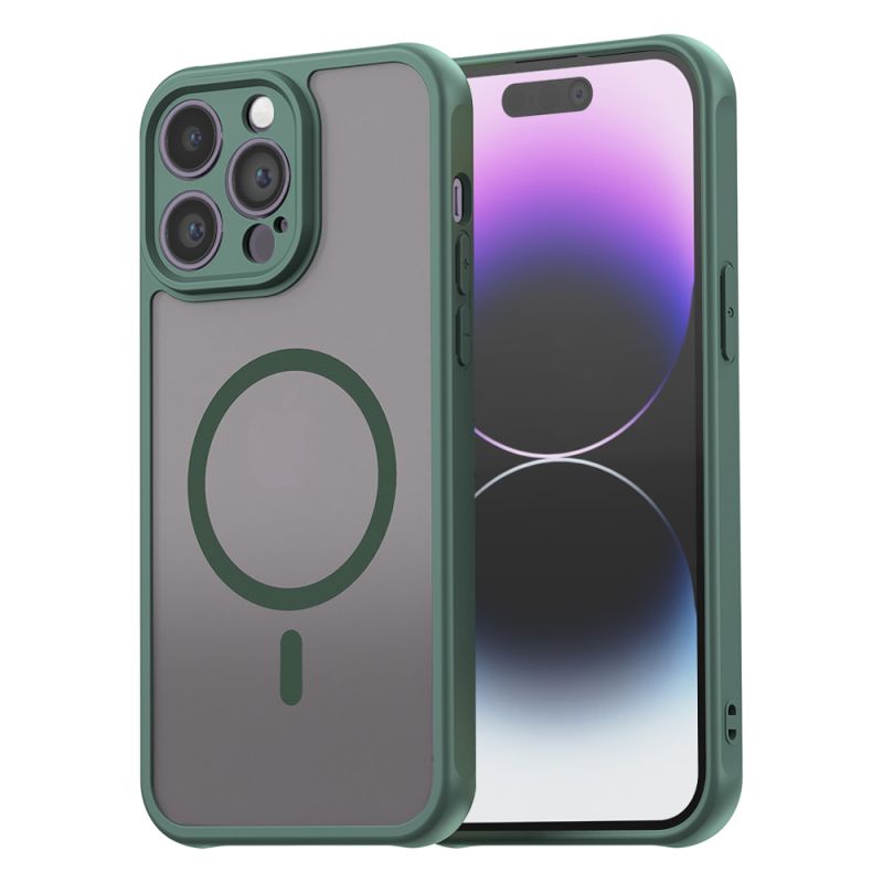 Husa pentru iPhone 14 Pro Max - Techsuit HaloFrost II MagSafe - Green