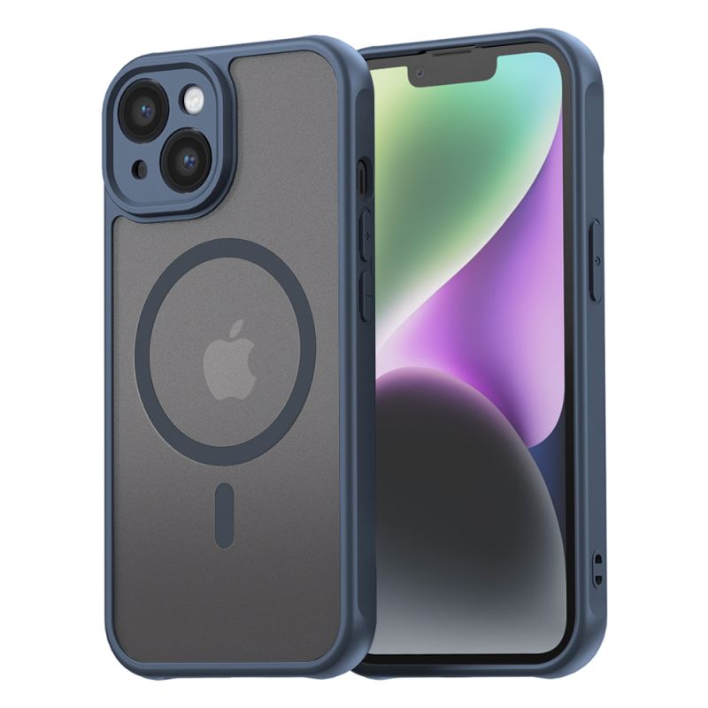 Husa pentru iPhone 14 - Techsuit HaloFrost II MagSafe - Navy Blue