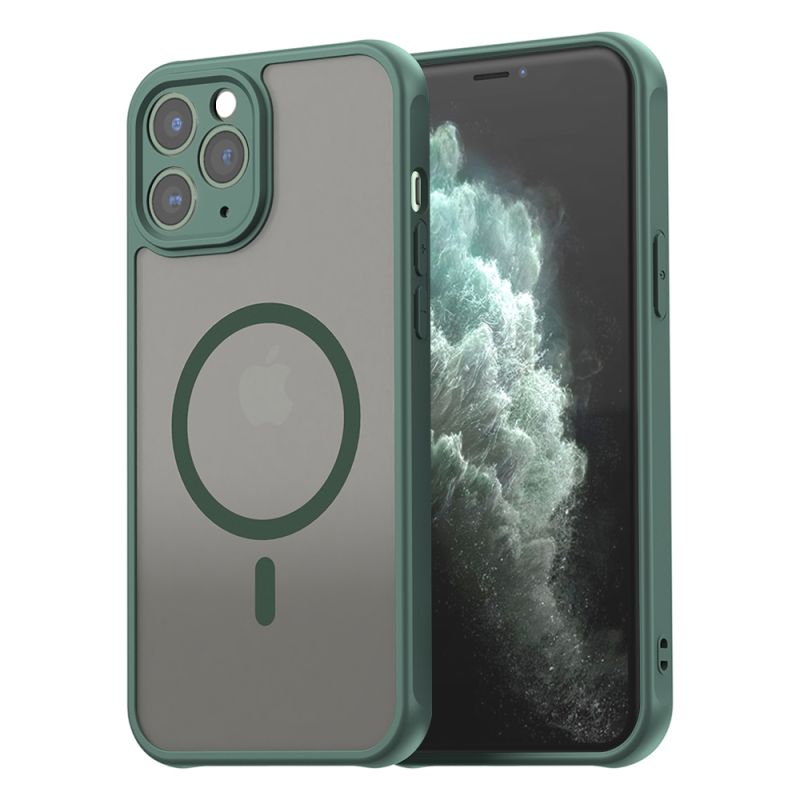Husa pentru iPhone 11 Pro Max - Techsuit HaloFrost II MagSafe - Green