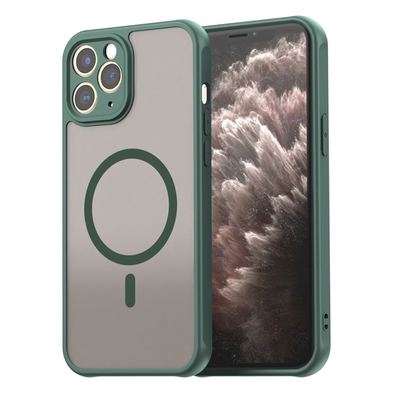 Husa pentru iPhone 11 Pro - Techsuit HaloFrost II MagSafe - Green